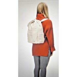 OGIO Rise Women's Bag‎ backpack vanilla cream braided 17x15x5"